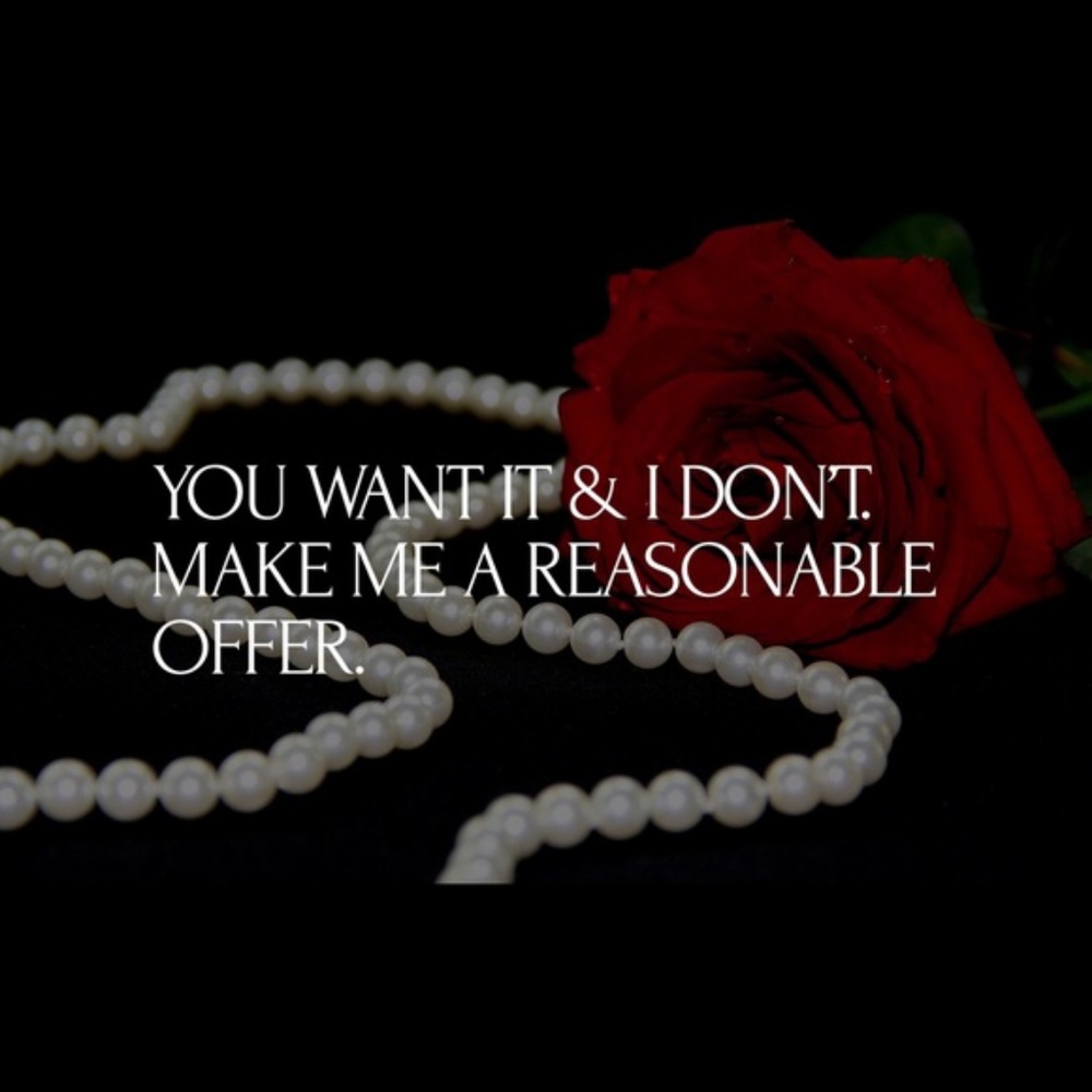 Make me an offer!